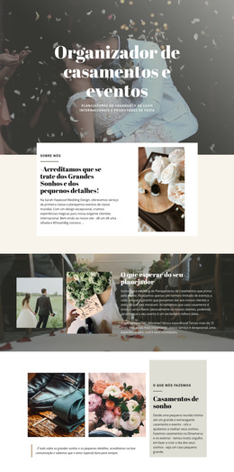 Casamento Dos Maiores Sonhos - Lindo Tema WordPress