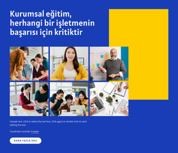 Kurumsal Eğitimler - Premium Öğeler Şablonu