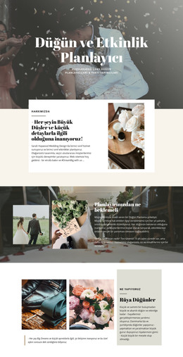 En Büyük Rüya Düğün - HTML Sayfası Şablonu
