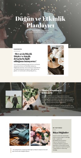 En Büyük Rüya Düğün - HTML5 Açılış Sayfası