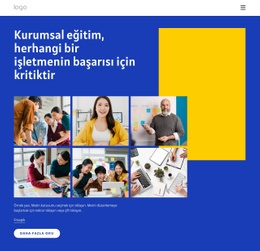 Kurumsal Eğitimler - Web Sitesi Şablonları