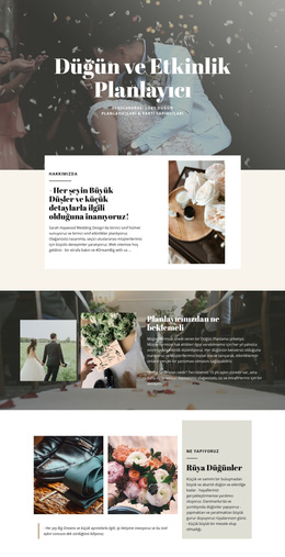 En Büyük Rüya Düğün - Güzel WordPress Teması
