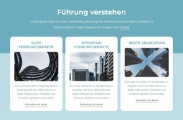 Führung Verstehen - Bootstrap-Vorlage