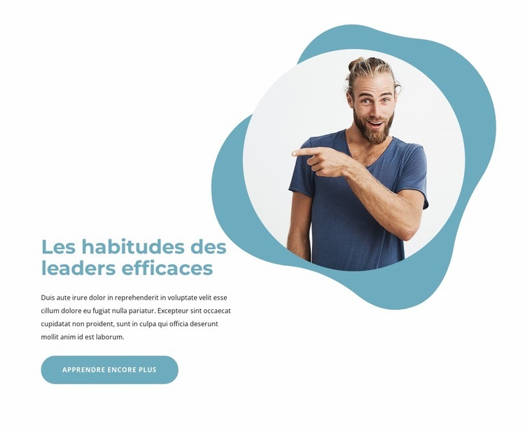 Habitudes des leaders efficaces Créateur de site Web HTML