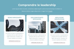 Comprendre Le Leadership - Modèle HTML5 Professionnel Personnalisable