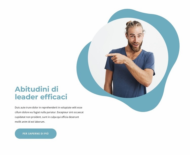 Abitudini di leader efficaci Costruttore di siti web HTML