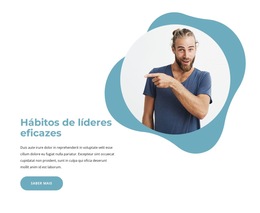 Hábitos De Líderes Eficazes – Modelo De Site Responsivo