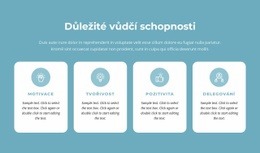 Důležité Vůdčí Schopnosti - Profesionální Design Webových Stránek