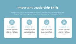 Template Demo For Important Leadership Skills