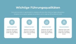 Wichtige Führungsqualitäten