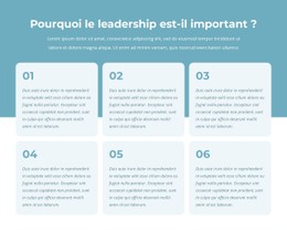 Programme Des Leaders Actifs Modèle HTML CSS Simple