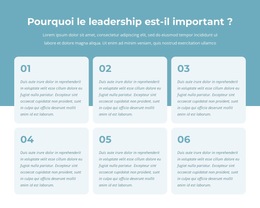 Fonctionnalité De Mise En Page Pour Programme Des Leaders Actifs