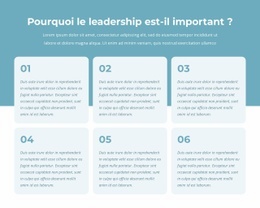 Programme Des Leaders Actifs – Inspiration De Modèle D'Une Page