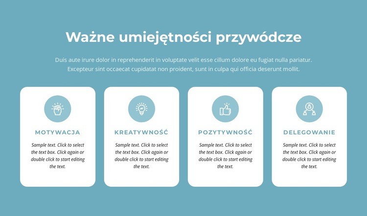 Ważne umiejętności przywódcze Wstęp