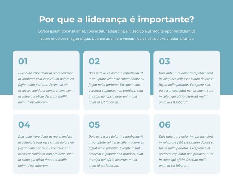 Programa de líderes ativos Modelo HTML