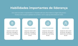 Ferramentas Profissionais Personalizáveis Para Habilidades Importantes De Liderança