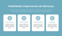 Habilidades Importantes De Liderança