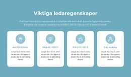 Viktiga Ledaregenskaper - Professionell Webbdesign