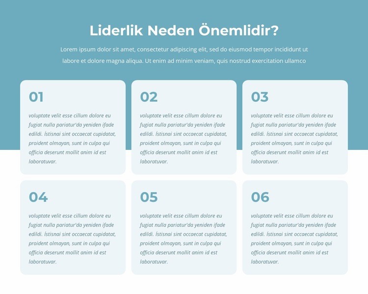 Aktif liderler programı Html Web Sitesi Oluşturucu