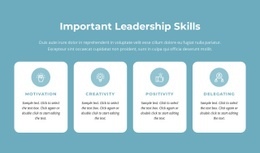 Important Leadership Skills