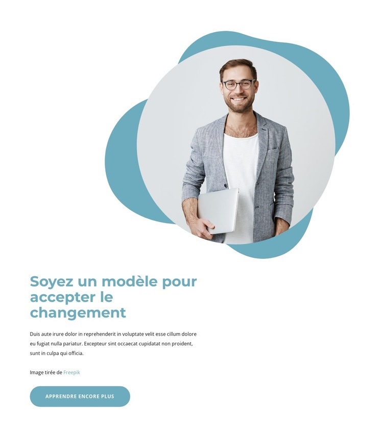 Accepter le changement Page de destination