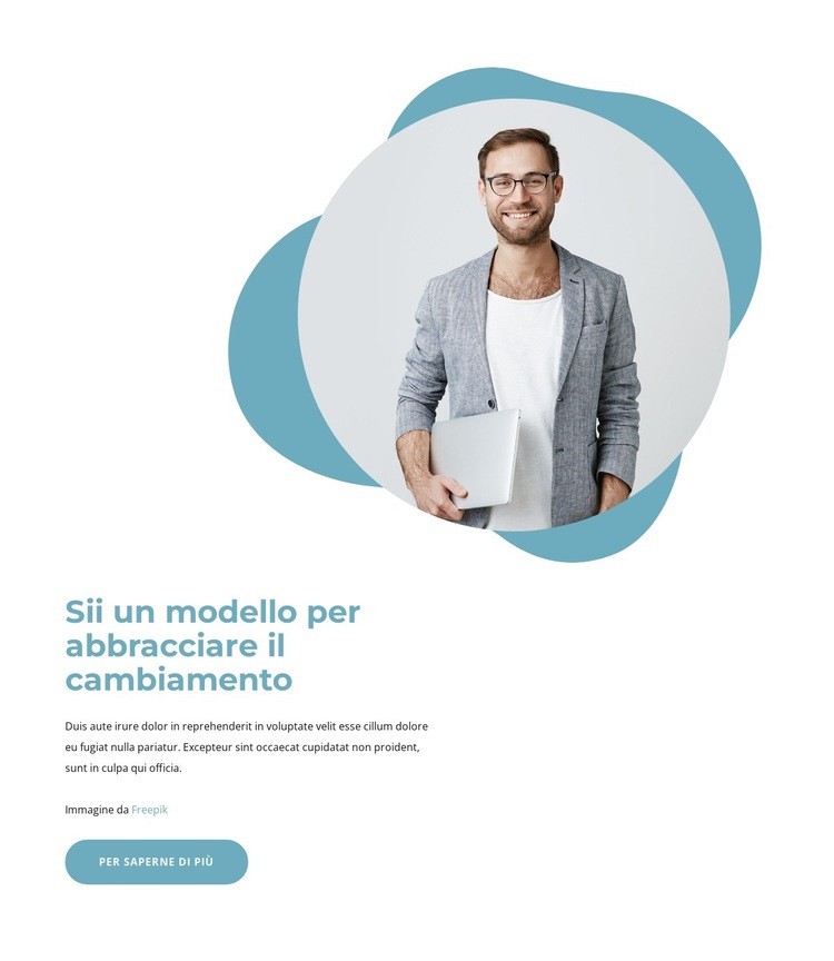 Abbracciare il cambiamento Modelli di Website Builder