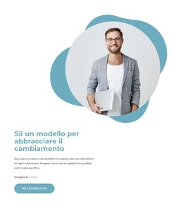 Sito Web HTML Per Abbracciare Il Cambiamento