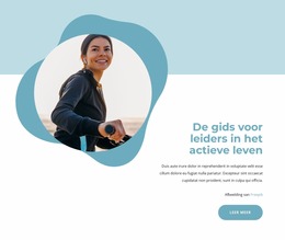 Klaar Voor Gebruik Joomla-Sjabloon Voor Gids Voor Het Actieve Leven