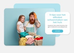 Tips Voor Het Schoonmaken Van Het Huis - Sjablonen Website-Ontwerp
