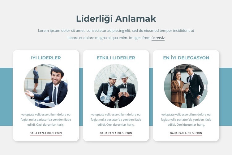 Liderler kutunun dışında düşünür Açılış sayfası