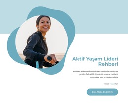 Aktif Yaşam Rehberi Için HTML Açılış Sayfası