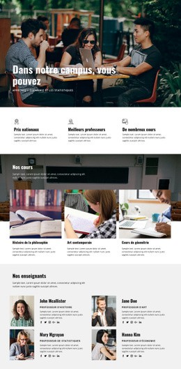 Éducation Personnelle Sur Le Campus - Créateur De Sites Web