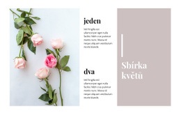 Nabídka Kolekce S Květinami – Stažení Šablony HTML