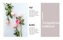 Pályázati Gyűjtemény Virágokkal Bolt Html