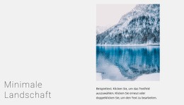 Winterseelandschaft - Schöne Vorlagen Erstellen