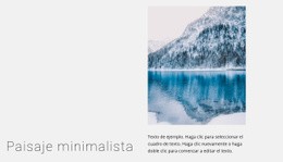 Paisaje De Lago De Invierno #Joomla-Templates-Es-Seo-One-Item-Suffix