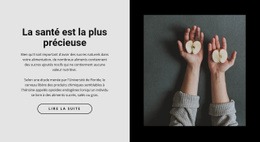 Nourriture Saine Dans Notre Café - Conception De Site Web Simple