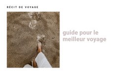 Page HTML Pour Guide Du Meilleur Voyage
