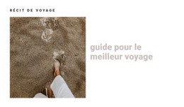 Modèle HTML5 Premium Pour Guide Du Meilleur Voyage