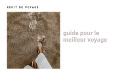 Guide Du Meilleur Voyage - Page De Destination Des Fonctionnalités