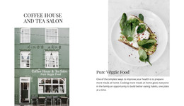Tea salon - HTML Template by Nicepage