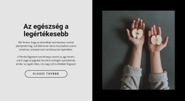 Egészséges Ételek A Kávézónkban - Ingyenes Html5 Témasablonok