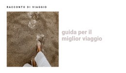 Progettazione Del Sito Web Per Guida Per Il Miglior Viaggio