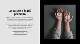 Cibo Sano Nel Nostro Bar - Modello HTML5 Reattivo