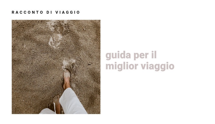 Guida per il miglior viaggio Modello HTML