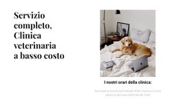 Clinica Veterinaria A Servizio Completo - Modello HTML