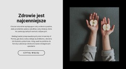 Zdrowe Jedzenie W Naszej Kawiarni - Łatwy Projekt Strony Internetowej