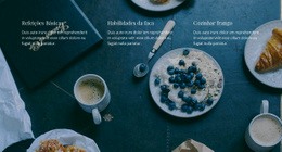 Nosso Menu Do Restaurante - Modelo HTML5 Definitivo