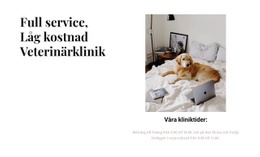 Veterinärklinik Med Full Service CSS-Formulärmall