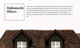 Hakkımızda Hikaye - Modern Site Tasarımı